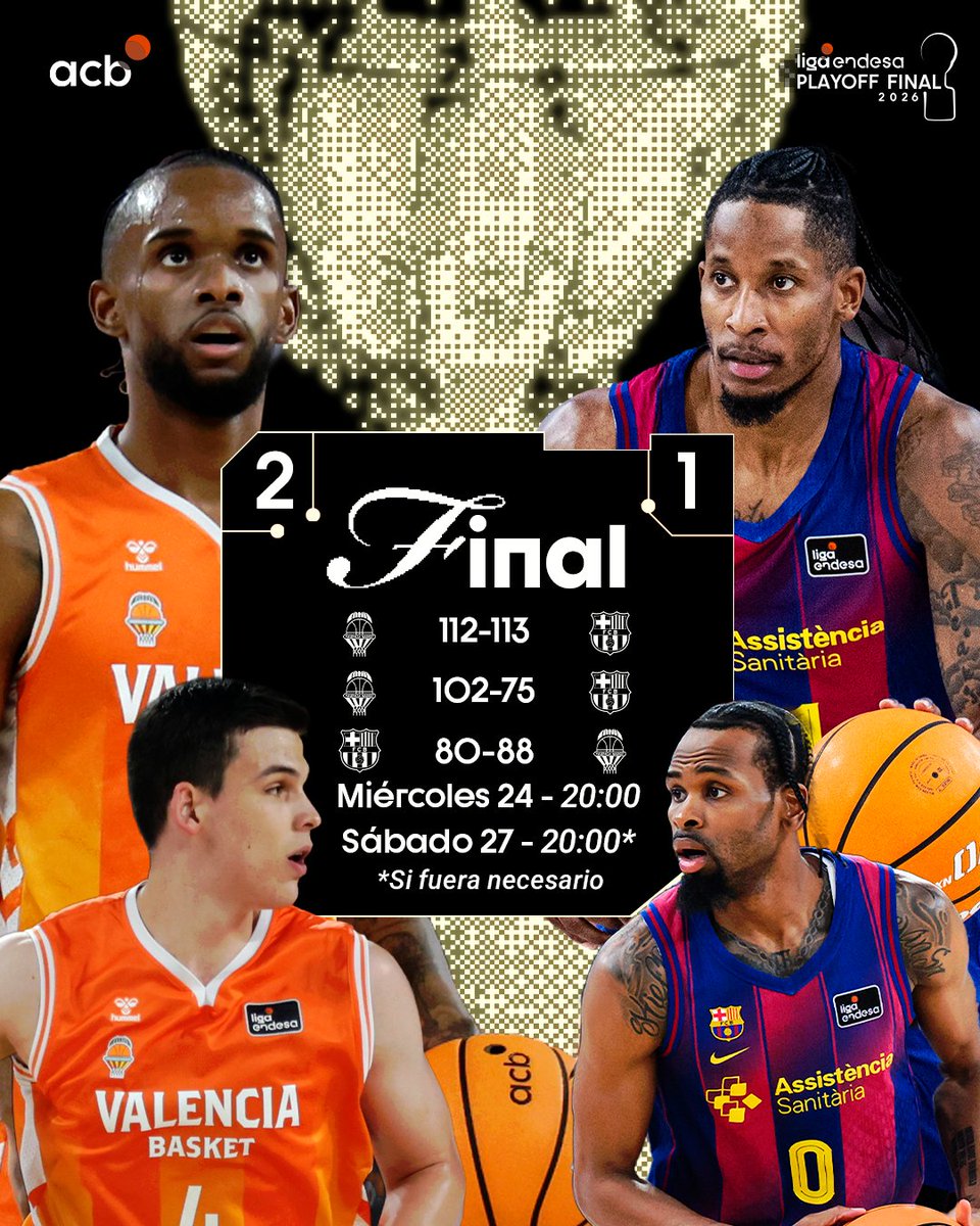 Baezket's tweet photo. Gran triunfo de @valenciabasket para remontar la serie y recuperar el factor cancha.

El miércoles, de nuevo en el Palau.

📷 @ACBCOM https://t.co/rLW8wPkdM6