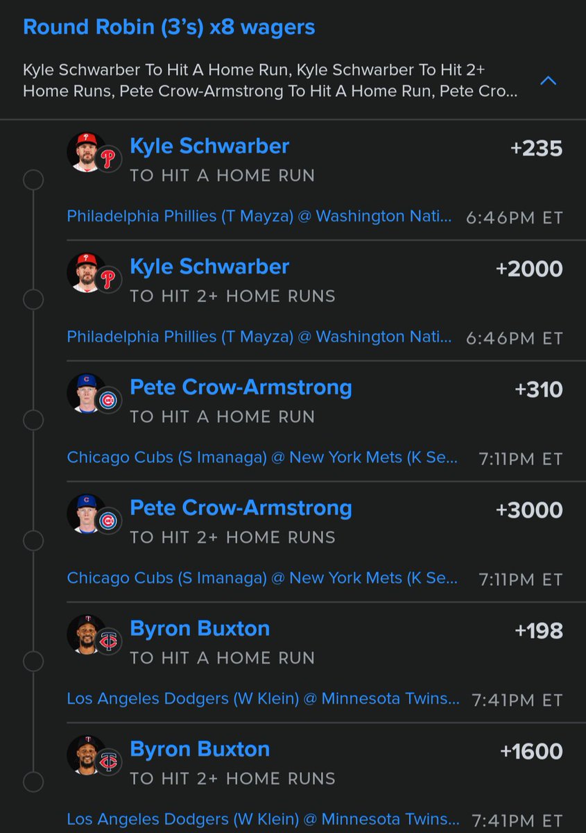 SgtSH's tweet photo. ISO plays #mlb #Gambling𝕏 #fanduel #draftkings https://t.co/xtDNE06jZf