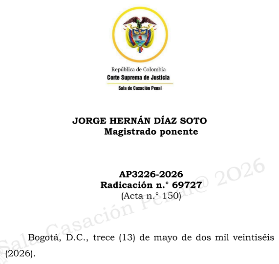 loviedoH's tweet photo. Corte S. Rad. 69727/26. Nulidad por HJR.

Ahora, respecto de si la coautoría imputada es propia o impropia, es un asunto que puede aclararse en la misma audiencia de formulación de acusación, en el espacio procesal reservado para tal efecto. Llamado de atención a fiscalía. https://t.co/xFUv8tYEtp