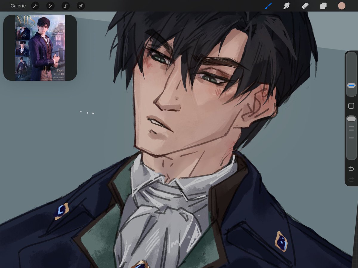 tokamiart's tweet photo. Today I found the time to draw a little, so here’s a little WIP🥹❄️ https://t.co/Nqr36vr9yo