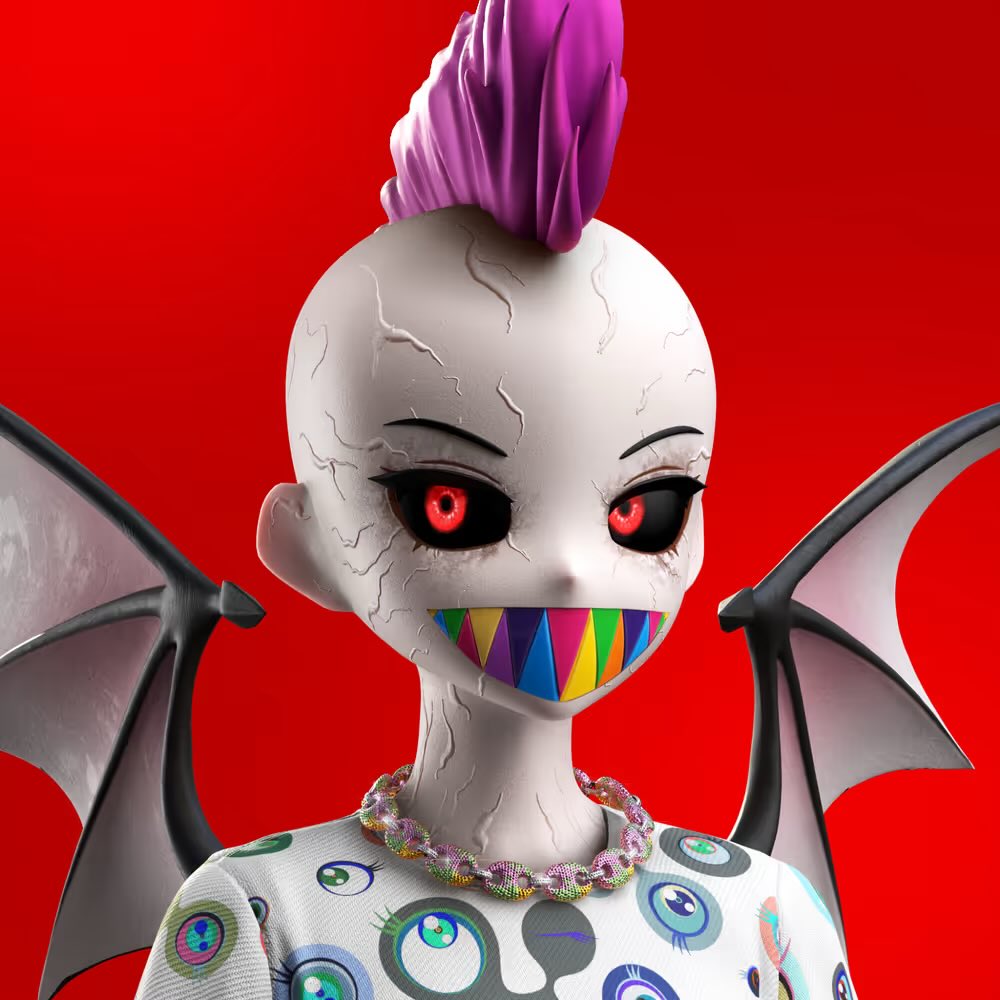 clegfx's tweet photo. Happy Murakami Monday! Couple demons from my collection https://t.co/KHUYGq3Auz