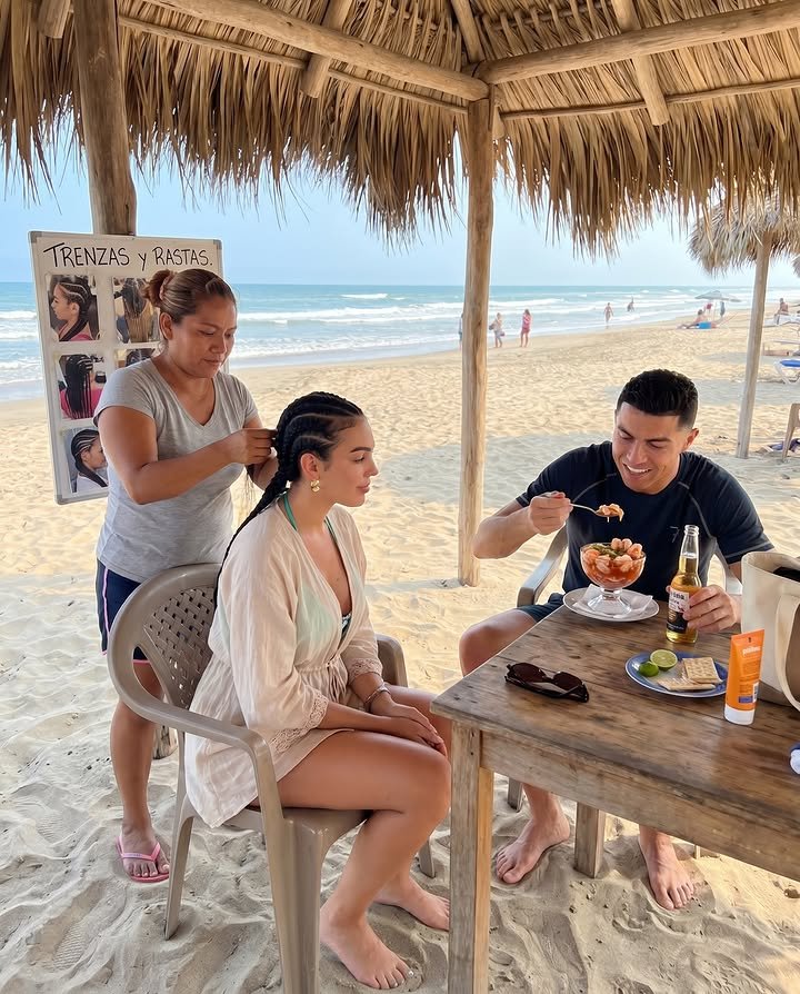 Engr_Hamzee's tweet photo. Ronaldo and Georgina having fun in Miami today. https://t.co/whQL6dyvPx