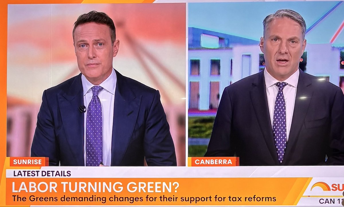 Lisa9Sophia's tweet photo. When asked about forming a Coalition with the Greens Richard Marles’ voice started to quiver, like he was going to cry

It’s looking increasingly likely that the only way Labor will be returned is with the Greens. Then the “Death to Australia” freaks will run the show

A vote for Labor is a vote for the vile Greens 

Heaven help Australia
