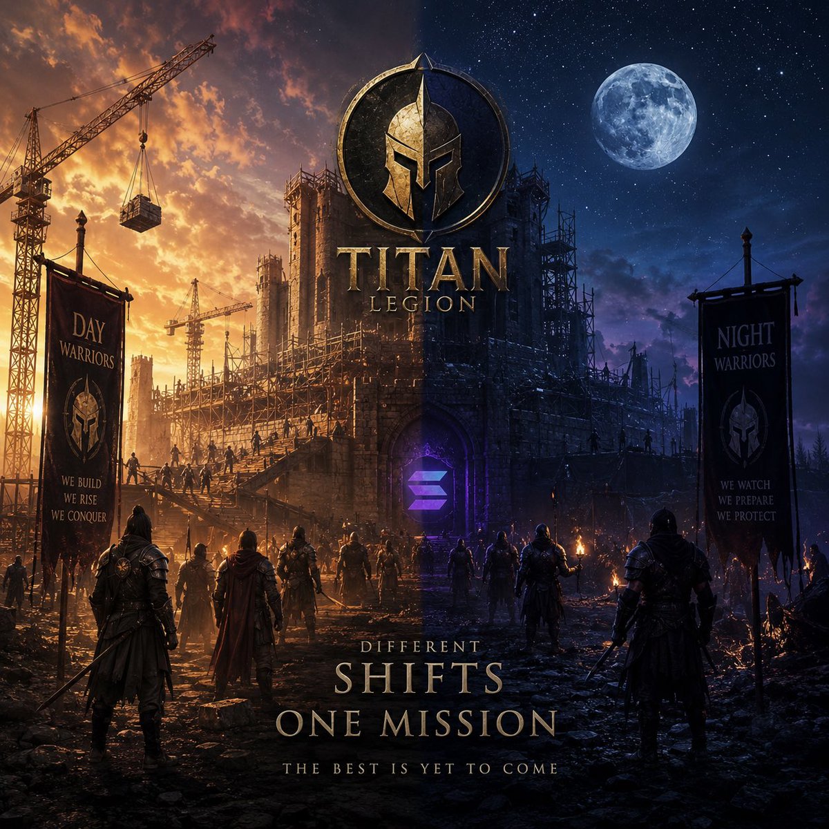 RiseOfTitan1000's tweet photo. ⚔️🏰 Titan Legion Evening Update 🏰⚔️

As another day comes to an end, the hard-working warriors prepare to rest after a day of building, planning, and strengthening the foundation.

But the mission never stops.

As the day shift stands down, the night warriors step forward to take their place, keeping watch and continuing the work as we move closer to launch.

Every day brings us one step closer.
Every warrior plays a part.

The best is yet to come. ⚔️🔥

#TitanLegion #WarriorsAtWork #NightWatch #CommunityFirst #BuildTogether #Solana #CryptoCommunity #TheBestIsYetToCome #TitanStrong #WeBuildWeRiseWeConquer