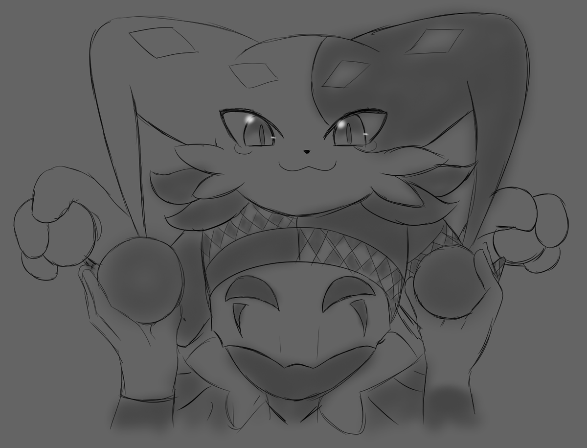caosnekomata's tweet photo. Could post anything yesterday.. might do a second one later today, i will see. For now, have a show by Dupin feat @PESTRiCA_R 
18 days till Palworld 1.0 ...
 #落書き #Palworld #パルワールド #fanart #illustrica https://t.co/vj0zfoMTUd