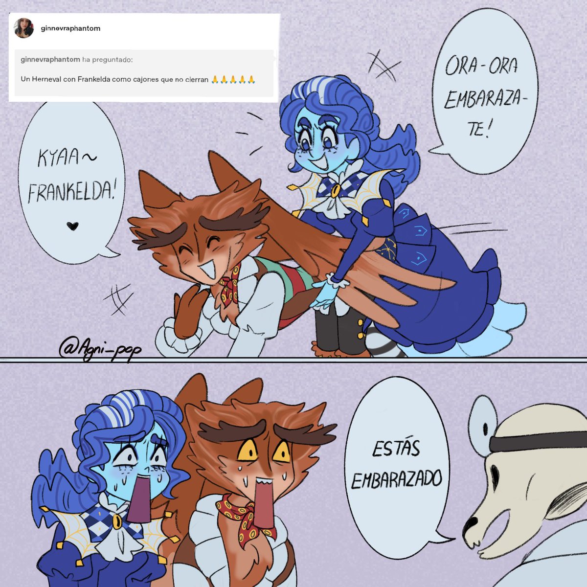 agni_pop's tweet photo. Tercer request 〜⁠(⁠꒪⁠꒳⁠꒪⁠)⁠〜
Cuidado con lo que deseas amistad xd

#Frankelda #SoyFrankelda #IAmFrankelda #Herneval https://t.co/O26gkfq3j7