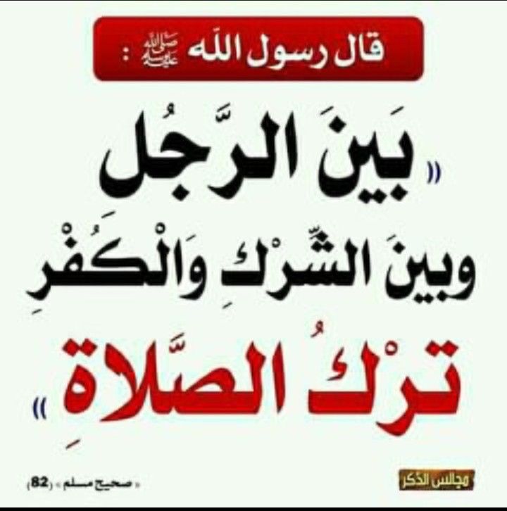 MohamedHan71810's tweet photo. لا تترك الصلاة مهما حدث فا اول ما يحاسب عليه العبد الصلاه لانه عماد الدين https://t.co/AslAuVqhlX