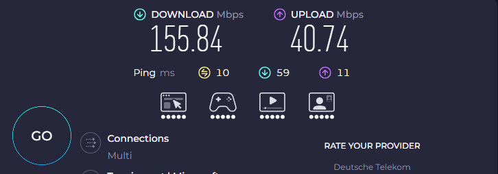 TeAbOn3's tweet photo. 250 gebucht,  230  am APL mit massiven Fehlern, den Rest frisst  die Inhouseverkabelung im Altbau. Nicht immer ist @Telekom_hilft Schuld. https://t.co/xZchO7JCbt