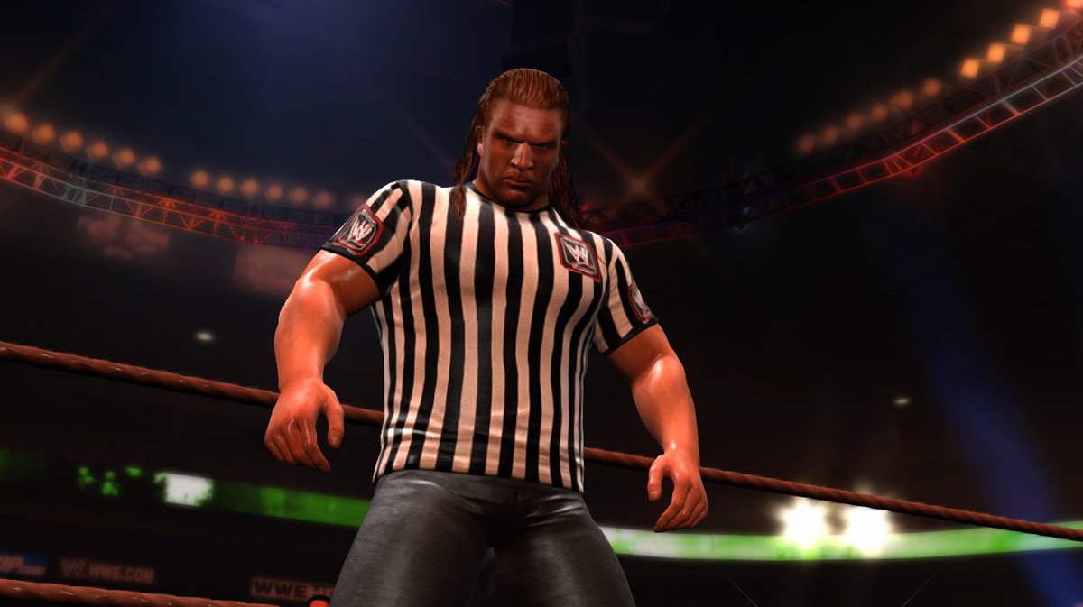 esteban_angle's tweet photo. Triple H '11 Special Referee #WWE13 #OnceinaLifetime https://t.co/LSXYK8dVF8