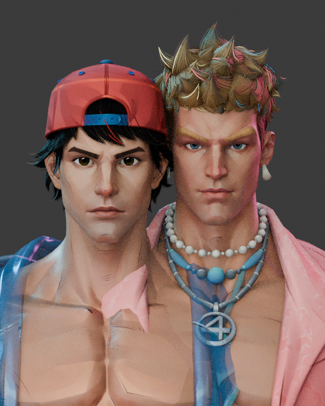 eross_3d's tweet photo. just prepped these 2 to continue with the summer skins renders 🙈 https://t.co/TLE8CwXpfe