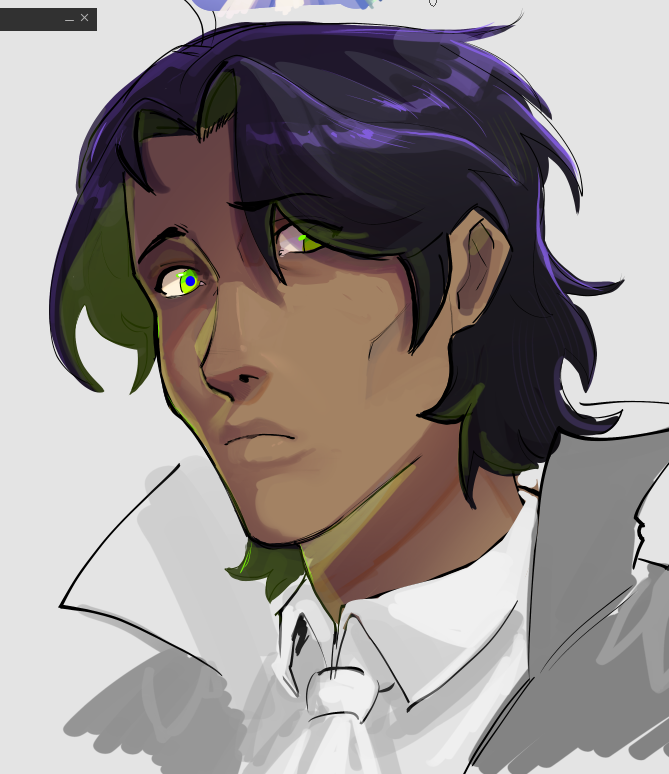 stygianrivers's tweet photo. new brush practice with. you guessed it. this guy again #occtistachonis https://t.co/KALKWwn6Gh