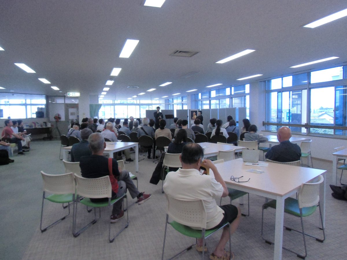 toyama_preflib's tweet photo. ★本日6/23(火)11時から11時30分まで、２階・つながりのコレクションルームで、
アンサンブル３０による朗読コンサート
を行いました。
多くの方にお越しいただきました。
ありがとうございました。 https://t.co/VZy0oy7OgC