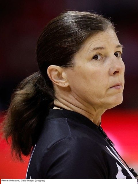 jjmac2169's tweet photo. Here’s the main ref who has called against Caitlin Clark multiple times and issued multiple techs. Amy Bonner. Let’s make this WNBA scum of a referee famous. Indiana Fever with the W in a very ugly game. https://t.co/LkV1CwLNd5