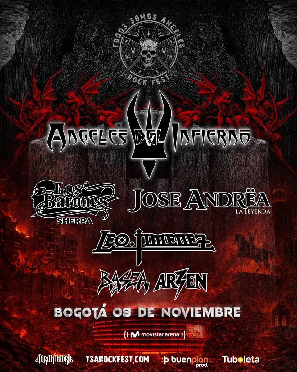 PogotaConcerts's tweet photo. ‼️🔥 CARTEL OFICIAL 🔥‼️

🎁⚡ ¡Tenemos una gran sorpresa! ⚡🎁

🚨 ¡JOSÉ ANDREA SE SUMA AL CARTEL! 🚨

Las leyendas del rock y el heavy metal en español se reunirán en un mismo escenario 🤘🔥 https://t.co/EPB2QrWRMd
