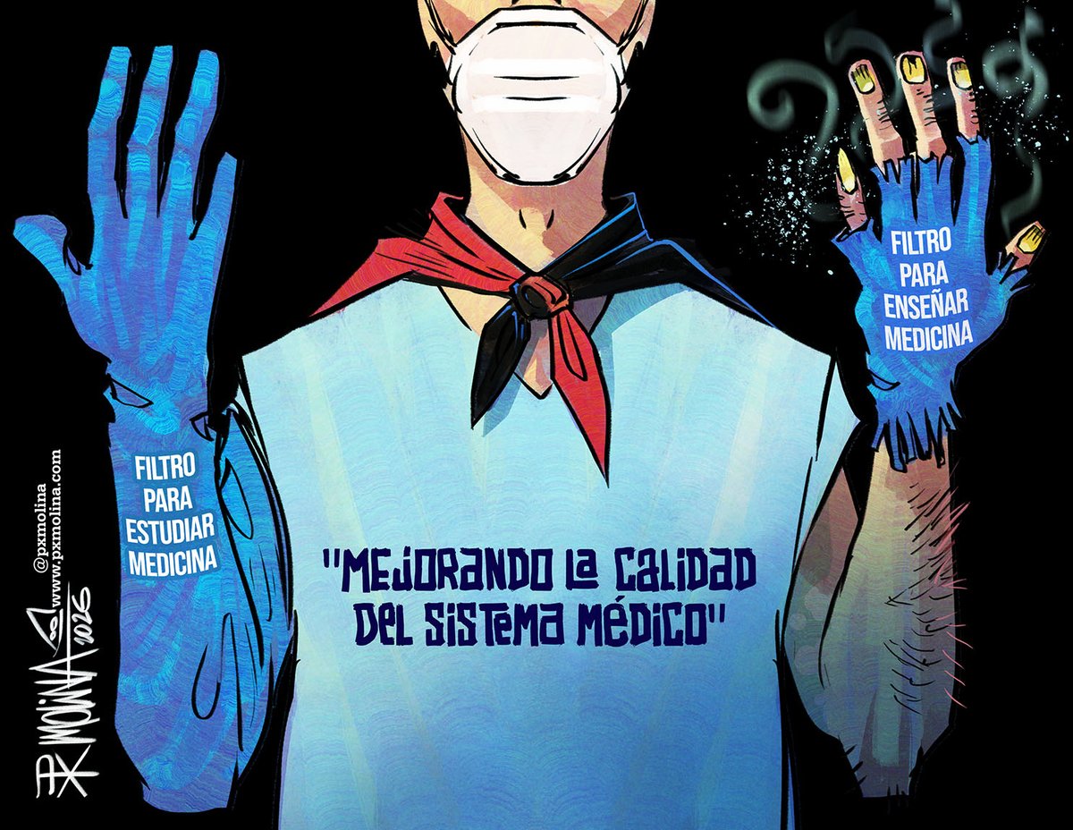 pxmolina's tweet photo. #Nicaragua Si los nuevos médicos están saliendo maletas no es solo su culpa sino también del sistema q convirtió su carrera en premio politico y dejó su educación en manos de mediocres luego de proscribir a verdaderas eminencias de la ciencia y docencia nomás por no ser serviles. https://t.co/0JtecEfmph