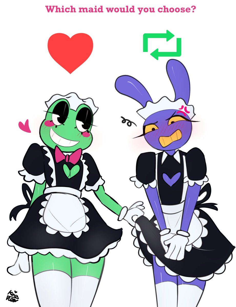 kaiva_universe's tweet photo. Left or Right 😳 #tadc #jax #ribbit #ribbitrabbitㅤ https://t.co/4vd5J7zIYS