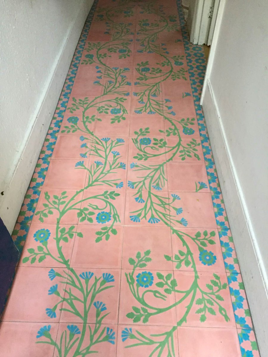 formsarchive's tweet photo. Not to be too nostalgic, but Art Nouveau floor tiles deserved a longer run. https://t.co/XSA7li4Mi2