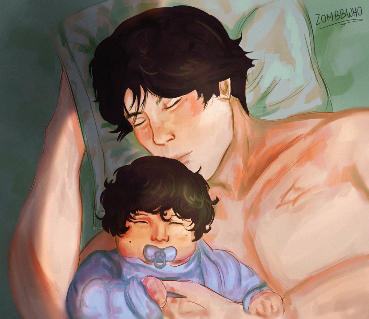 zombbwho's tweet photo. 💤👶 #batman #superbat #superman #brucewayne #clarkkent 
i love them https://t.co/Bz5t41XEuu