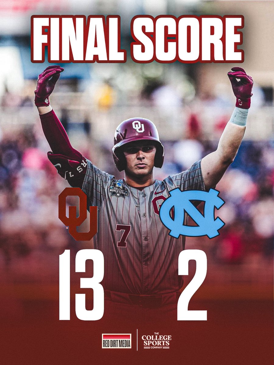 RedDirtMediaCo's tweet photo. THE SOONERS ARE NATIONAL FREAKING CHAMPIONS OMG ❤️❤️❤️ https://t.co/H0Shx6O1q5