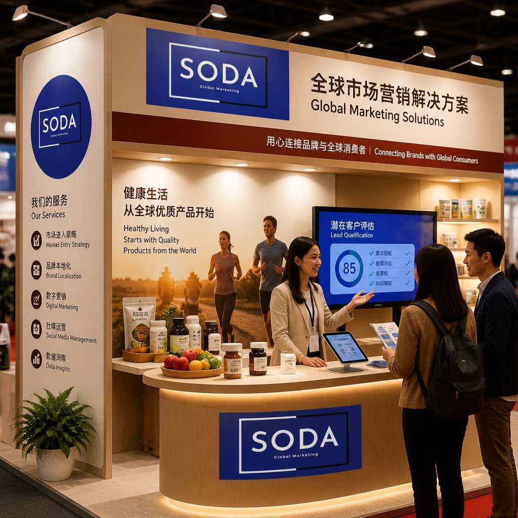 GlobalSoda's tweet photo. Turn expo traffic into qualified Chinese-market leads with culturally smart booths, bilingual messaging, live demos, and on-site Chinese staff. We handle design, logistics, and staffing so you collect better leads without extra travel.  https://t.co/c2xJjgw7P6 #TradeShow https://t.co/zIRLIrB7xR