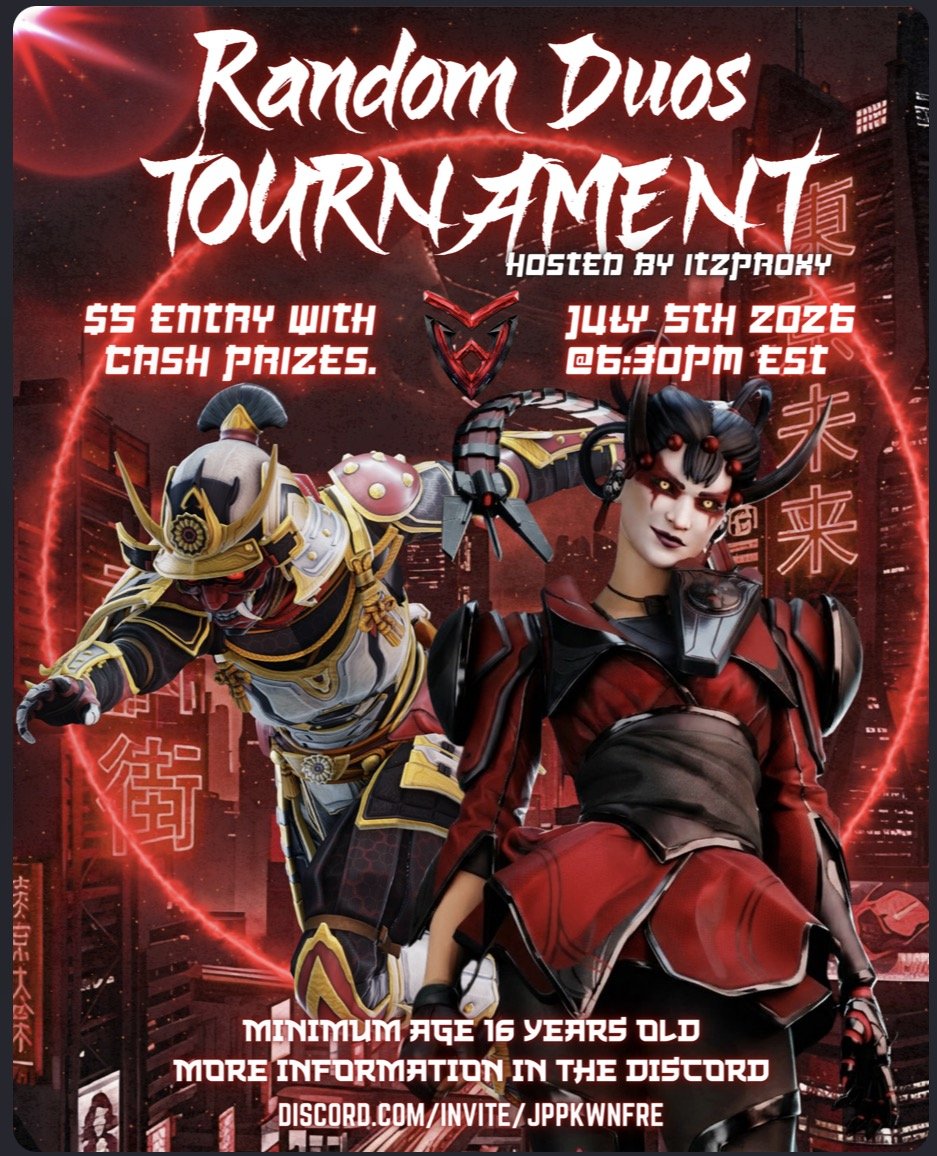 VTX_Enigma's tweet photo. If you guys got nothing plan you should go and hit this event up, Hostes by amazing people. July 5 at 6:30pm EST. #vortexesportinc #apex @VortexEsports__ https://t.co/byoX2FJSRm
