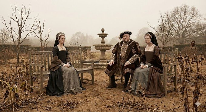 TonyClimate's tweet photo. The heatwave and drought of 1540 also hit Europe, and was documented in "The Tudors." https://t.co/eS8pB3Aw9r