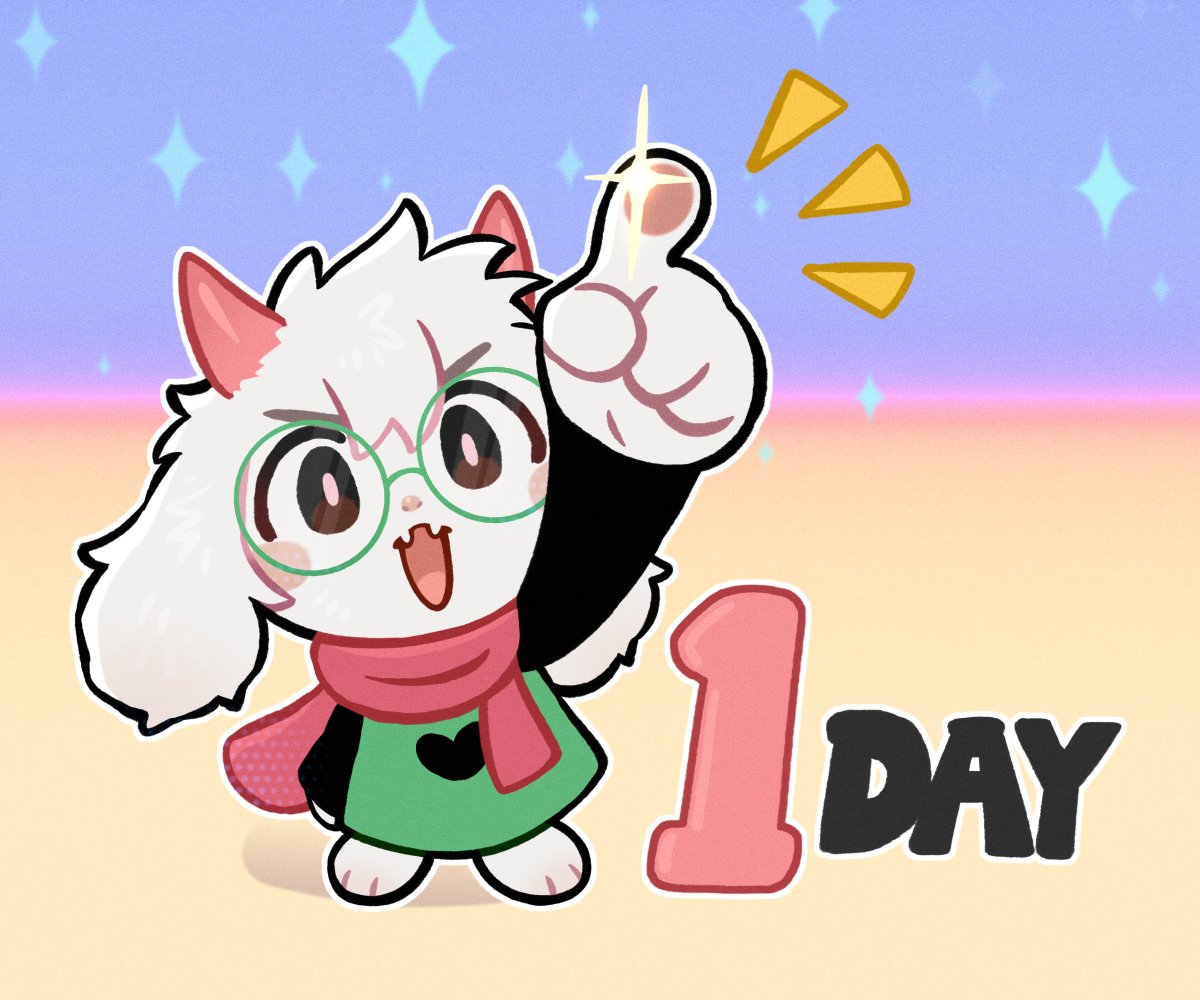 yukiyuno1760617's tweet photo. last day countdown!
#deltarune #ralsei https://t.co/FOfiLURs7T