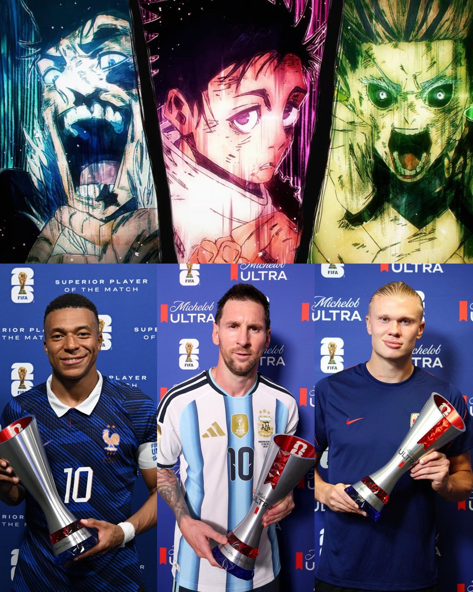 Go_Jover's tweet photo. Mbappe, Messi &amp; Haaland once again today https://t.co/Xiyhd6EVcY