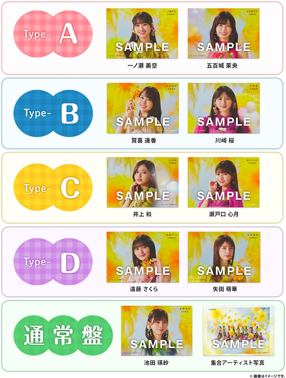 乃木坂46 全メンバーコンプ 42nd 是非に及ばず ポスター 32枚セット