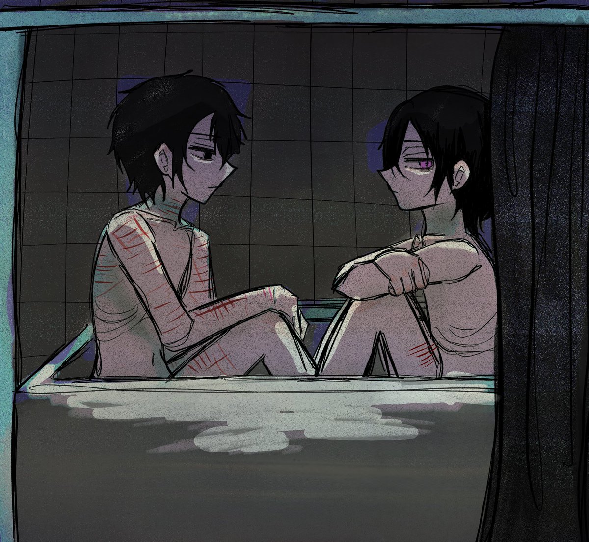 pineappletsushi's tweet photo. Fyozai Bath Alternative 
I like this version more https://t.co/yfffwHwyHL