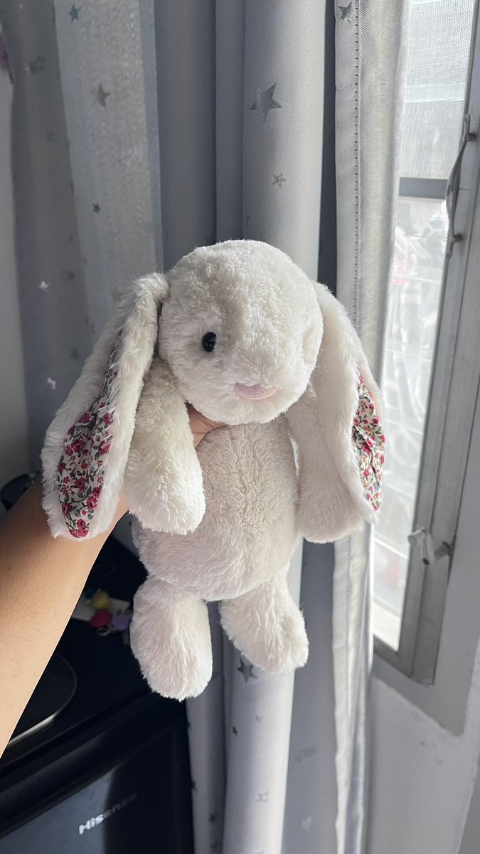 fluffy_hug's tweet photo. 🍒Blossom Cream Bunny M 

ส่งฟรี 790.-

ทรงสวย หน้ากลม สีครีมละมุน ขนฟูแน่น ลายดอกชัด 🤍

#jellycatthailand #jellycat #ตลาดนัดjellycat #เจลลี่แคท #ส่งต่อjellycat #ตุ๊กตามีอ2 #ตุ๊กตามือสอง #ส่งต่อตุ๊กตา https://t.co/G5mfwyoD2R