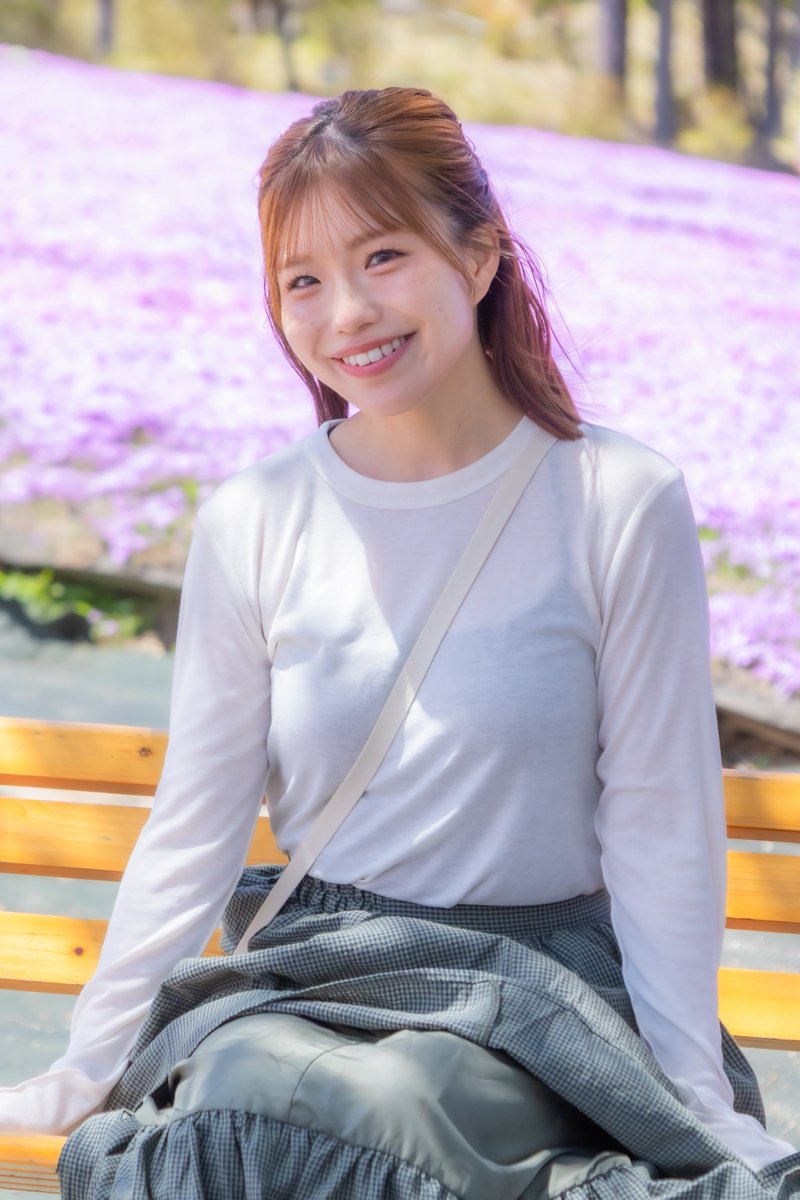 yama_eagles_'s tweet photo. 2026/4/26 ジュピアランドひらた
福島芝桜🌸撮影会
#アイドリーム撮影会 
model:小日向あおい（@aoikopinata）
『春の彩りとともに咲く君のやわらかな笑顔🌿』
#小日向あおい #けっぱって東北 https://t.co/UctBaLdONk