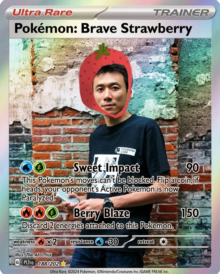 CardifySol's tweet photo. brave strawberry looking kinda familiar... @remusofmars https://t.co/zolxcUx7eK