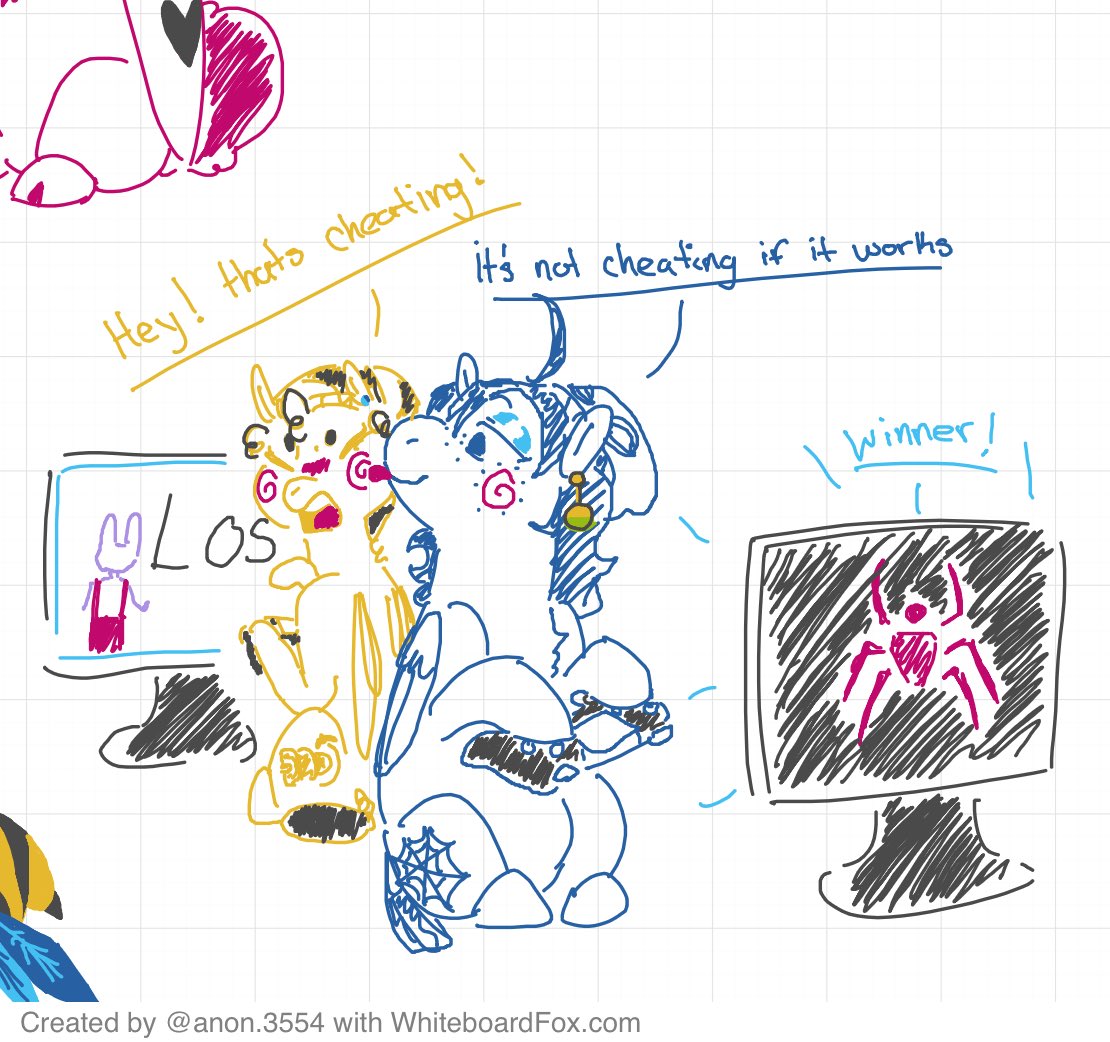 junie_drawz's tweet photo. Doodles with my gf (ft cameo from other gf 💜❤️ https://t.co/AtjTQbK6ZH