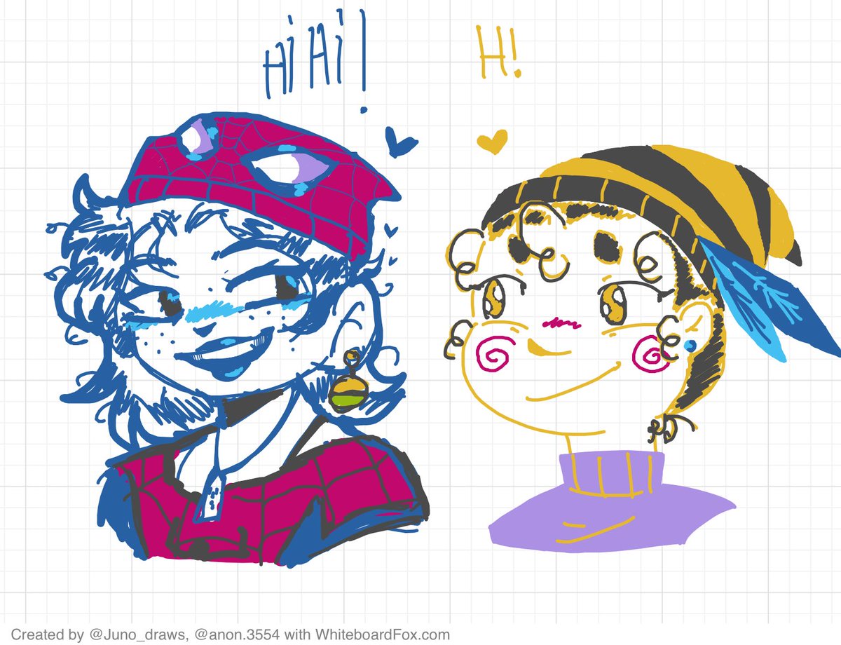 junie_drawz's tweet photo. Doodles with my gf (ft cameo from other gf 💜❤️ https://t.co/AtjTQbK6ZH