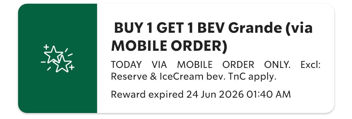 uwuwgumush's tweet photo. wts voucher starbucks buy 1 get 1 size grande — nanti tinggal ambil di store terdekat, fee 15k aja!

#zonauangㅤ #zonajajan 
jasa order starbucks sbux https://t.co/sBrMkgzVE2