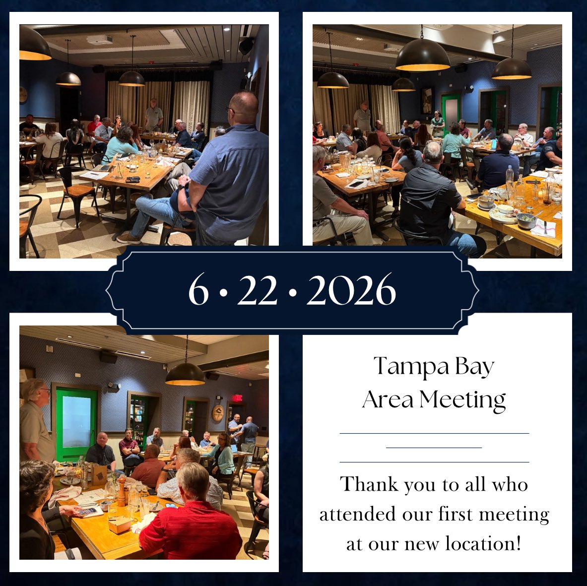 _FALI1994_'s tweet photo. June Tampa Bay Area Meeting☀️

Thank you Matt and Tim for putting on a great meeting for our attendees! 

For more information on future FALI meetings, or to find a meeting in your area, visit the FALI website at https://t.co/YNTinSlVHR.
#2026Ready #MEMBERS #fali #florida https://t.co/VteYdFEhrC