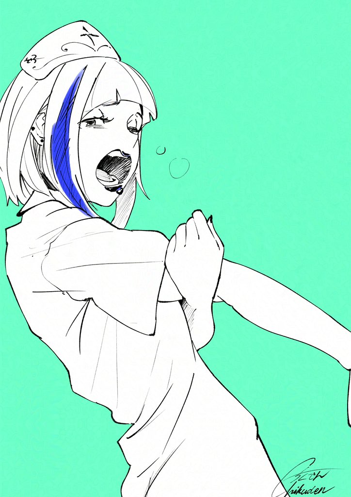 「みんなお疲れ様〜 今日は時間ないので過去絵〜」|ちくでん（お仕事ご依頼受付中）のイラスト
