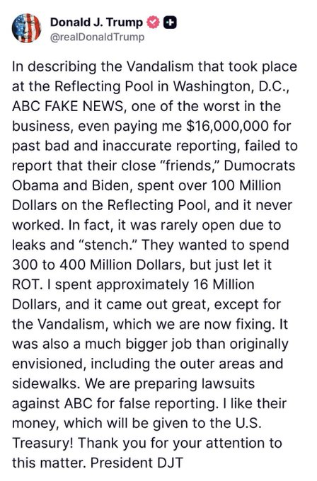 mark_slapinski's tweet photo. Trump is going to spend every day talking about that stupid pool, isn't he? https://t.co/x7UjyZfQ4H