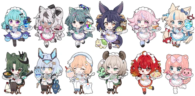 Indie Cafe! Exclusive designs for Offkai 2026! #girl_dm_art #sincreate #woillustration #HINART
