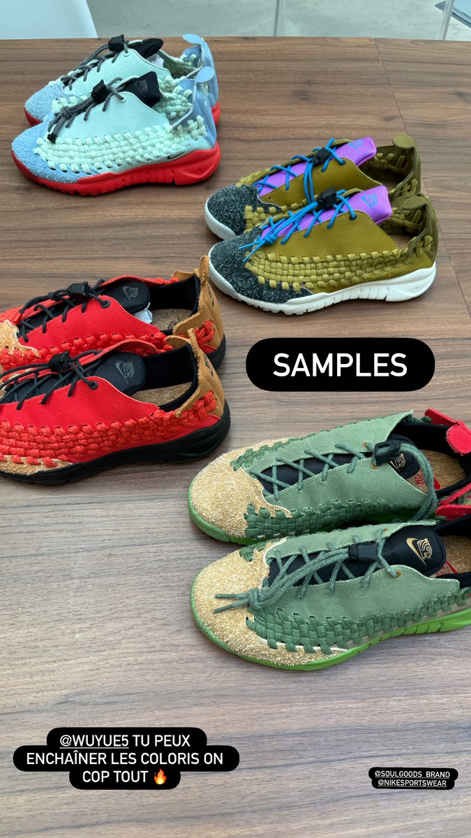 JustFreshKicks's tweet photo. SOULGOODS x Nike Homescape Woven samples 🧬 https://t.co/55yjrpY6w2