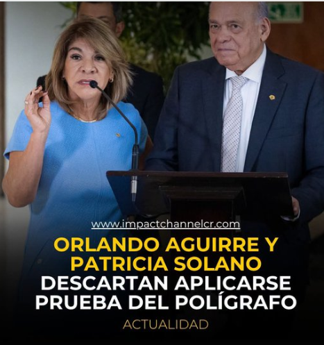 Roger_Retana's tweet photo. El gobierno de @laurapresi2026 debe montar una campaña nacional para que todos los magistrados se sometan al polígrafo, o renuncien de inmediato si se niegan... @RodrigoChavesR https://t.co/b0WkpitiNa