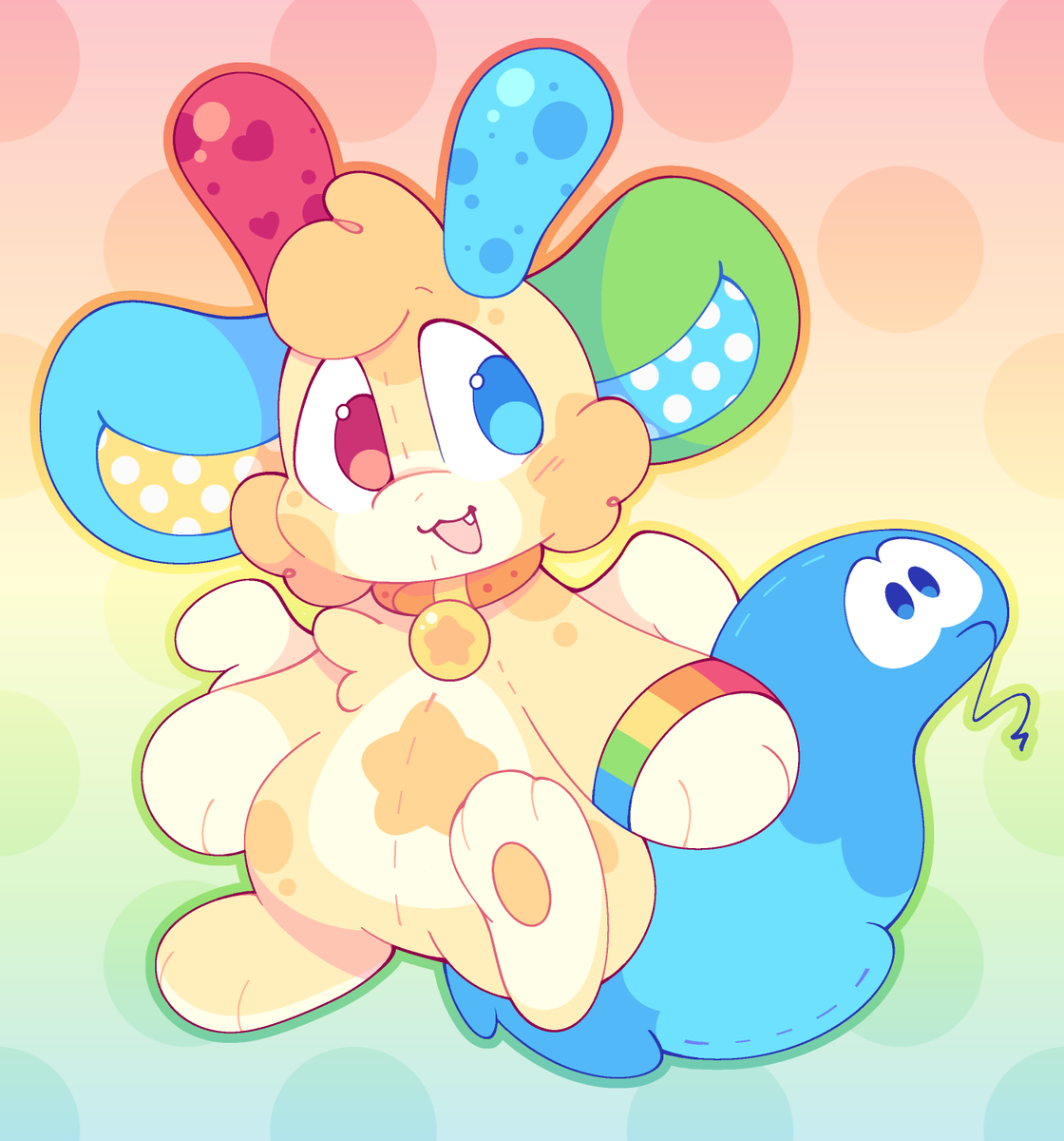 plushybluecat's tweet photo. some of my furry ocs 🌈⭐

[#furry #furryart #furryoc] https://t.co/JulqszTTKf