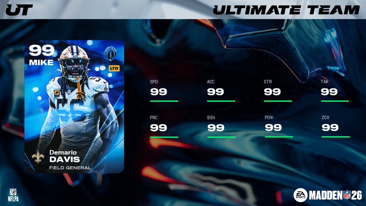 EASPORTS_MUT's tweet photo. Hit immortal status in Eternals RL 2 with Bijan Robinson, Amon-Ra St. Brown, Demario Davis, and Ken Houston 🔥

Dropping tomorrow! #Madden26 https://t.co/9FkjKv9LEz