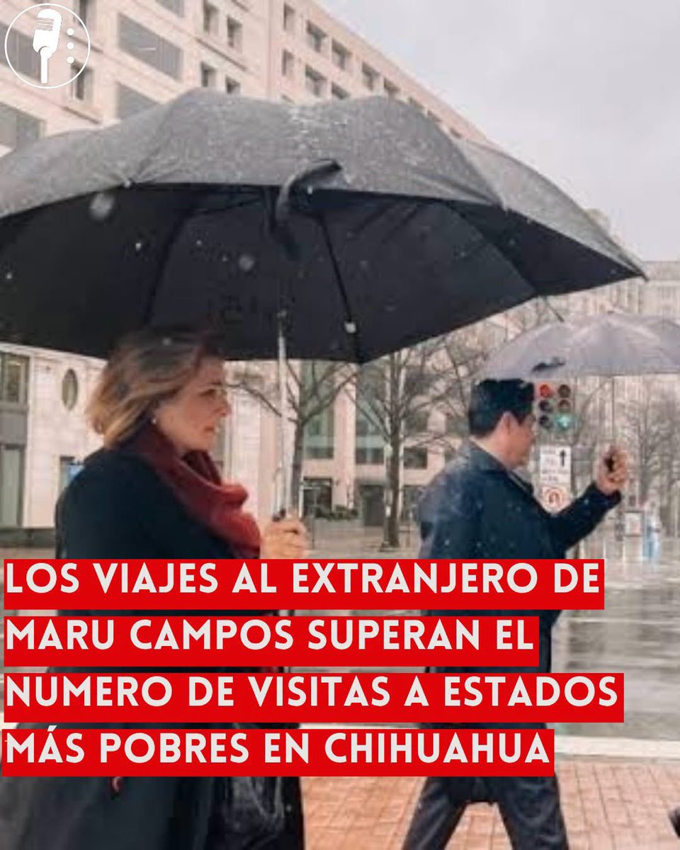 YosoyPedrero's tweet photo. 🚨OJO: LOS VIAJES AL EXTRANJERO DE MARU CAMPOS SUPERAN EL NÚMERO DE VISITAS A LOS MUNICIPIOS MÁS POBRES DE CHIHUAHUA

Diversas investigaciones y señalamientos de actores políticos de oposición han puesto en la mira los viajes internacionales de la gobernadora de Chihuahua, María Eugenia Campos, al afirmar que estos serían más frecuentes que sus visitas a los municipios más marginados del estado, particularmente en la Sierra Tarahumara.

De acuerdo con reportes periodísticos y solicitudes de información en el Congreso local, la mandataria ha realizado múltiples giras al extranjero desde el inicio de su administración, principalmente con el argumento de atraer inversión y promover al estado en mercados internacionales. Sin embargo, legisladores y críticos han cuestionado los resultados de dichas visitas frente a la situación de comunidades rurales y zonas de alta pobreza en Chihuahua.

Documentos y análisis difundidos en medios locales señalan que la gobernadora habría pasado decenas de días fuera del país durante su gestión, mientras que una parte significativa de los municipios serranos presenta baja frecuencia de visitas oficiales, lo que ha alimentado señalamientos sobre un supuesto desequilibrio en la agenda de trabajo del Ejecutivo estatal.

En respuesta a estas críticas, el gobierno estatal ha sostenido en distintos momentos que los viajes internacionales forman parte de estrategias de promoción económica y atracción de inversión extranjera, aunque la oposición ha insistido en exigir transparencia sobre los costos, resultados y beneficios concretos de estas giras.