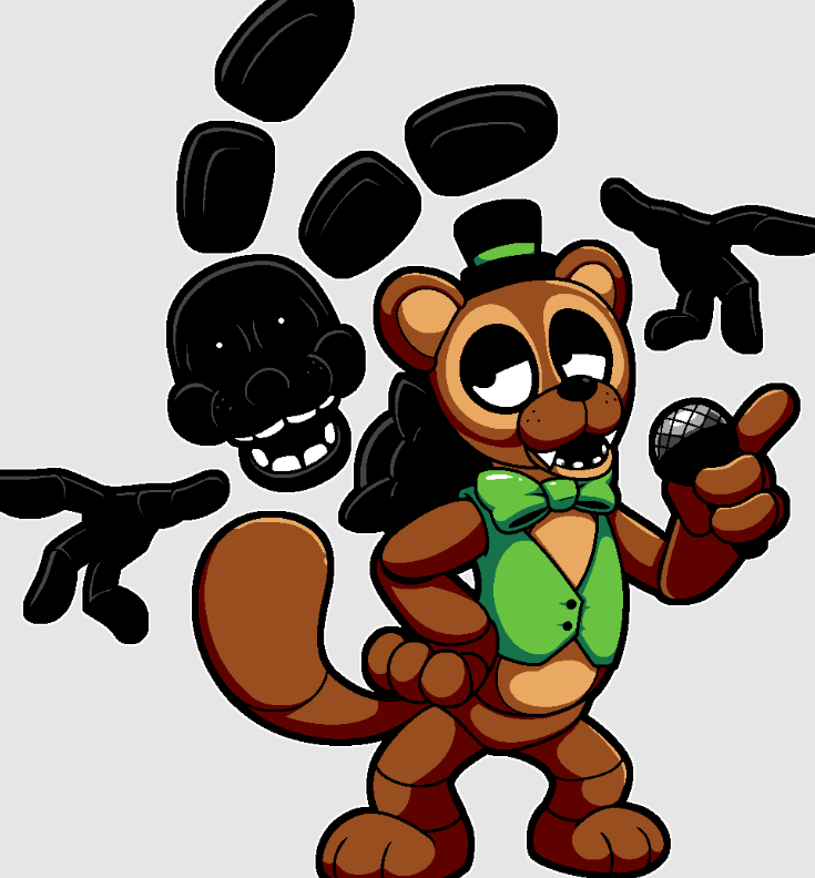 LockFox4's tweet photo. @penrepository_X I finally see one a nightguard counter part for Candy!! but wait, what about my boy!?. https://t.co/MchJr2m8A4