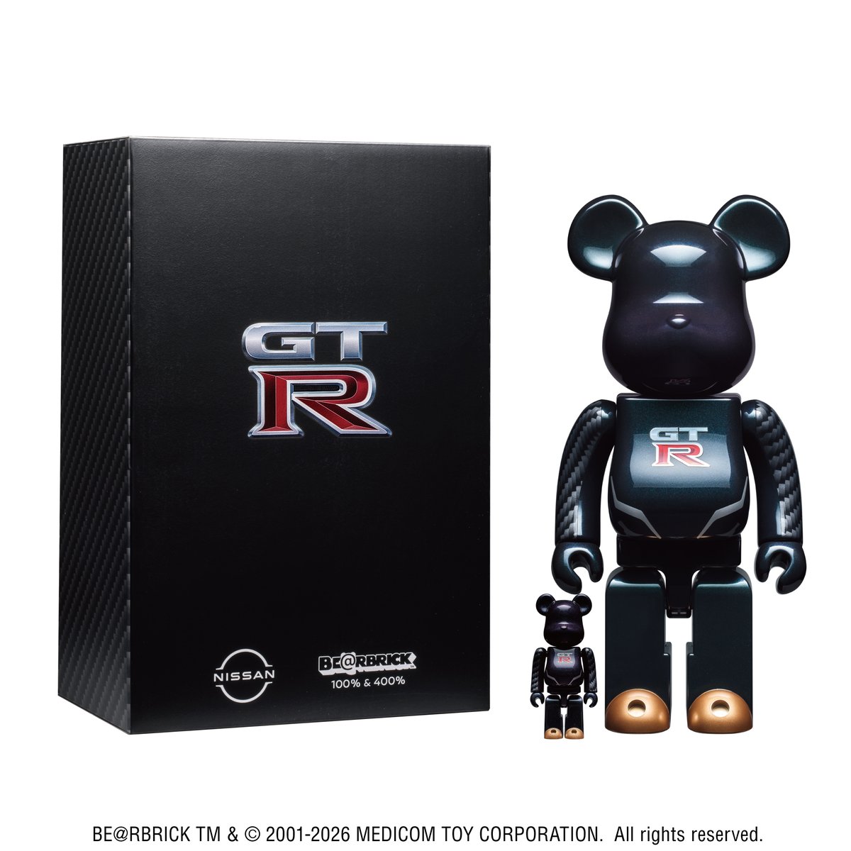 [生産終了]BE@RBRICK 100% & 400% GT-R』生産終了記念、「NISSAN GT-R BE@RBRICK 100% & 400