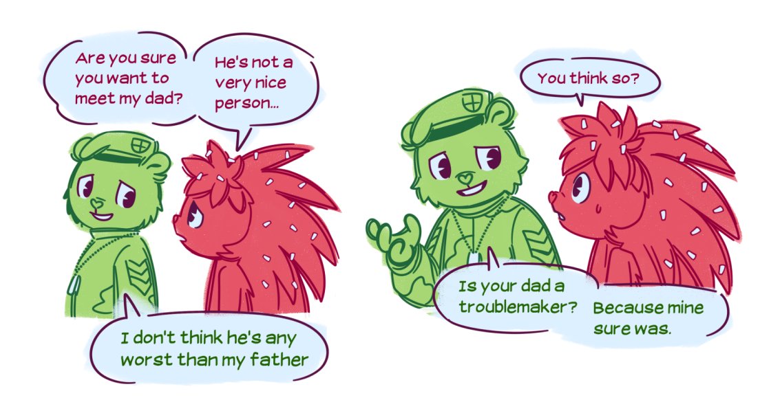 Lui_ra_artist's tweet photo. Flaky and Flippy have something else in common https://t.co/yN6CyCkyGL