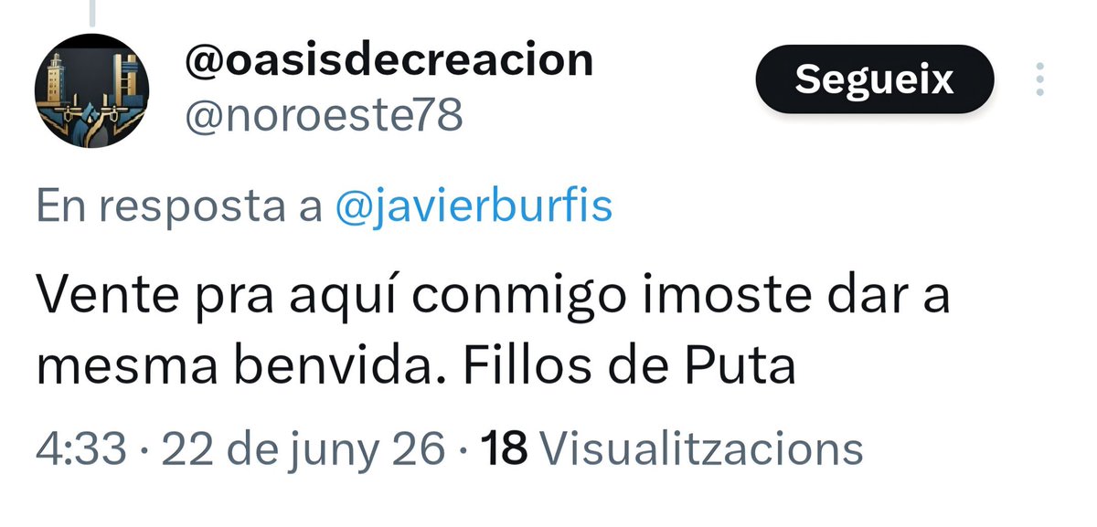 arlequinat_ihc's tweet photo. Després diuen de nosaltres...
Primer mira't el mirall i mira la merda que tens a casa i després en tot cas ja critica.
#liceo #lacoruña #okliga #mafia #violencia https://t.co/iVrhNyFr4P