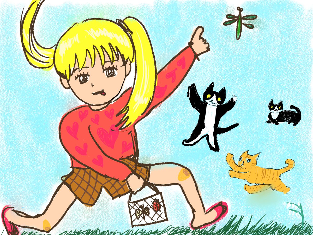 333takoyaki's tweet photo. 1枚目：父が描いたラフ
2枚目：1枚目を見て㎡が描いた絵
3枚目：1枚目を見て母が描いた絵
4枚目：父が描きたかったもの https://t.co/IAY4letUAO